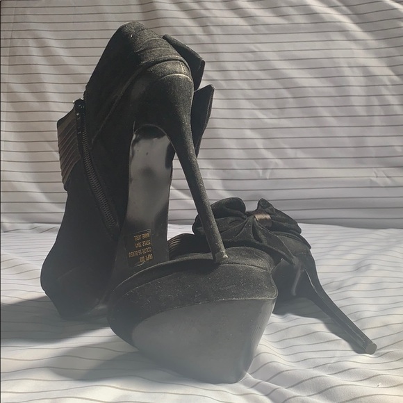 Bakers Womens Jisel Platform Boot Black Suede 7M - Picture 5 of 10